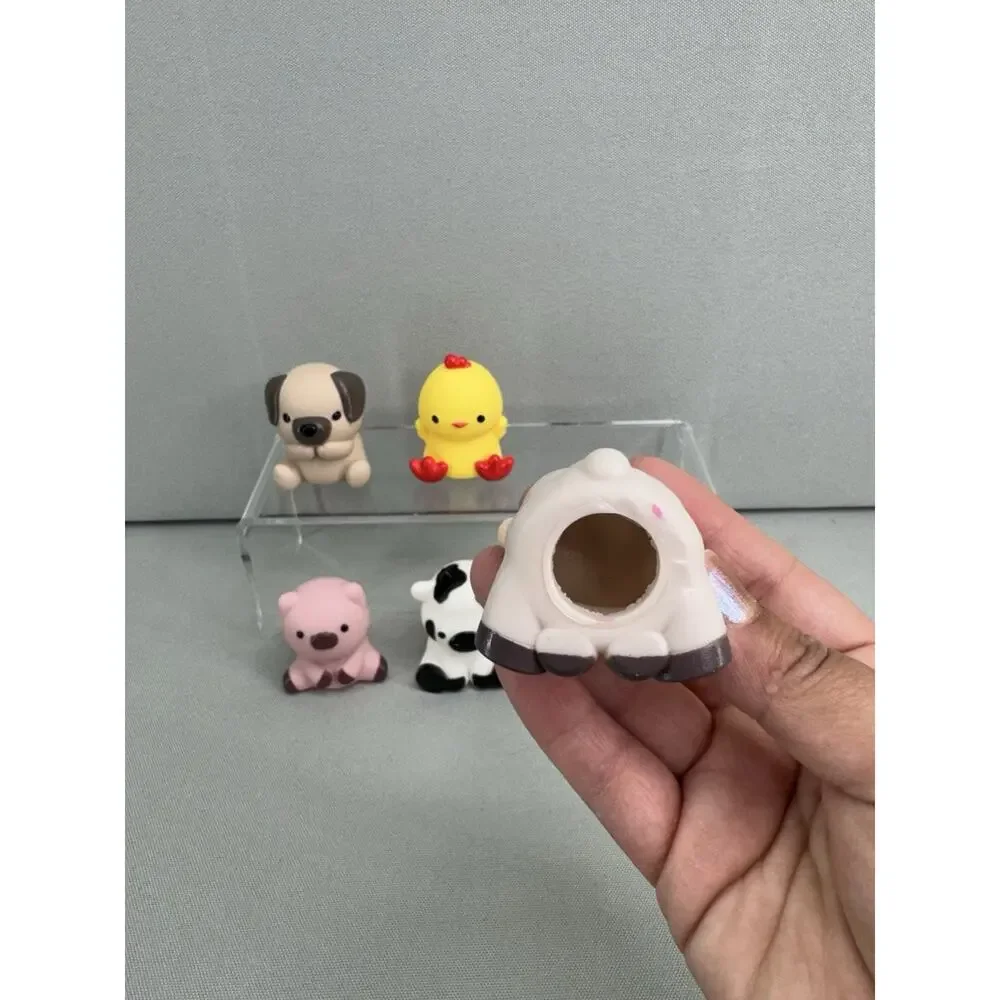Learning Resources Peekaboo Learning Farm Animals Finger Puppets Lot of 6